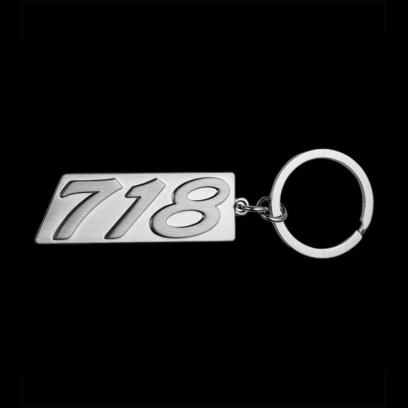 porsche-keyring-718-silver-