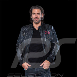 Leather Jacket 24h Le Mans Black Travis 27477-3046 - men