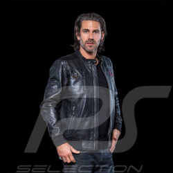 Leather Jacket 24h Le Mans Black Travis 27477-3046 - men