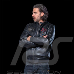 Leather Jacket 24h Le Mans Black Travis 27477-3046 - men