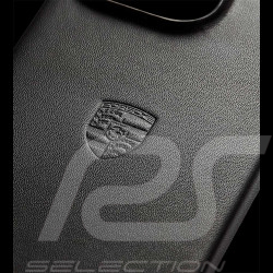 Coque Porsche Boxster iPhone 16 Pro en Cuir Noir WAP0300010SBXS