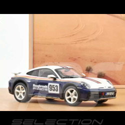 Porsche 911 Dakar Typ 992 n° 953 Roughroads 2023 Enzianblau / Weiß  1/18 Norev 187240