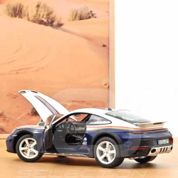 Porsche 911 Dakar Typ 992 n° 953 Roughroads 2023 Enzianblau / Weiß  1/18 Norev 187240