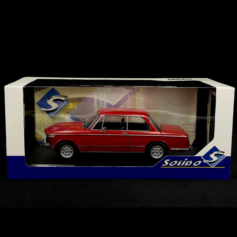 Modèle Réduit BMW 1602 Verone Rouge 1/18 - Échelle 1/18, Année 1971, Marque Solido, Neuf