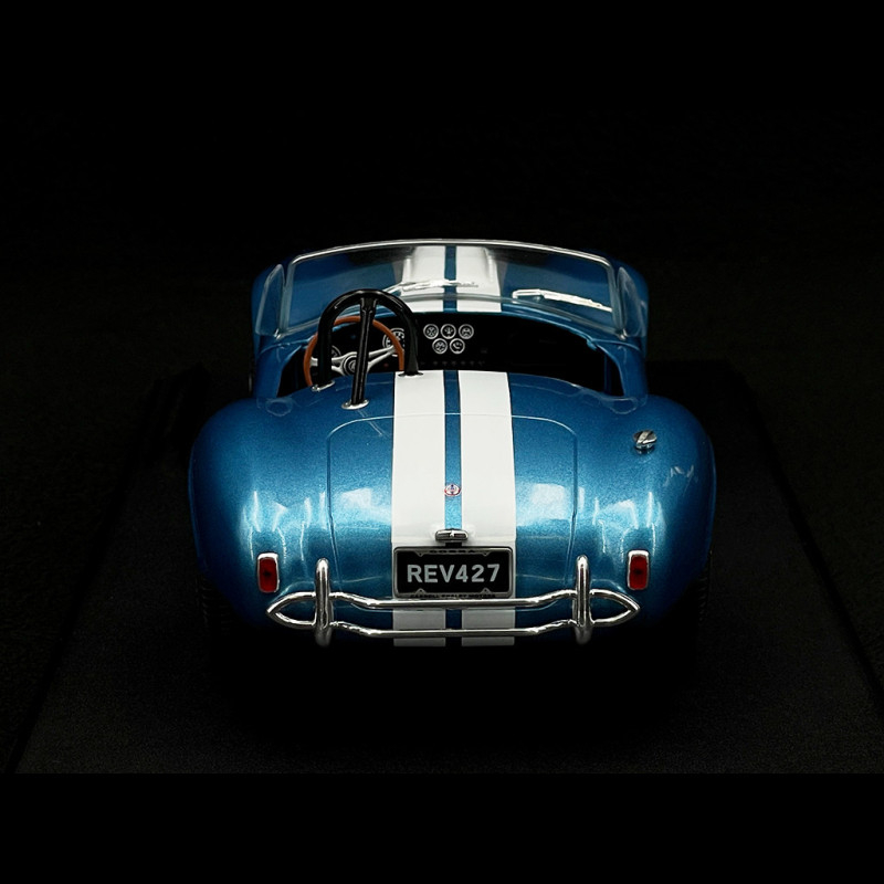 Shelby Cobra 427 S/C Orange Et Bleu – Échelle 1/18 – Shelby Collectibles