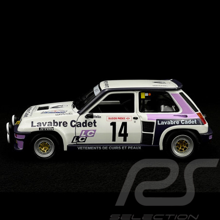 Didier Auriol Renault 5 Turbo n° 14 Rallye Lyon Charbonnière 1983 1/18 Solido S1801313