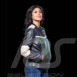 Leather Jacket 24h Le Mans Dark Green Stacie 27479-3037 - women