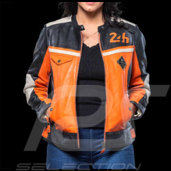 Leather Jacket 24h Le Mans Orange Stacie 27479-2090 - women