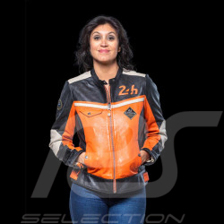 Leather Jacket 24h Le Mans Orange Stacie 27479-2090 - women