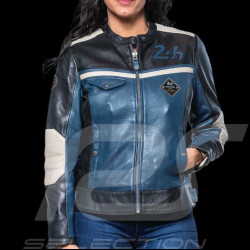 Leather Jacket 24h Le Mans Royal Blue Stacie 27479-0012 - women