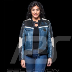 Leather Jacket 24h Le Mans Royal Blue Stacie 27479-0012 - women