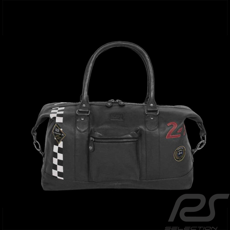 Grand Sac Cuir 24h Le Mans Weekender 48H Noir Andy 27466-3046