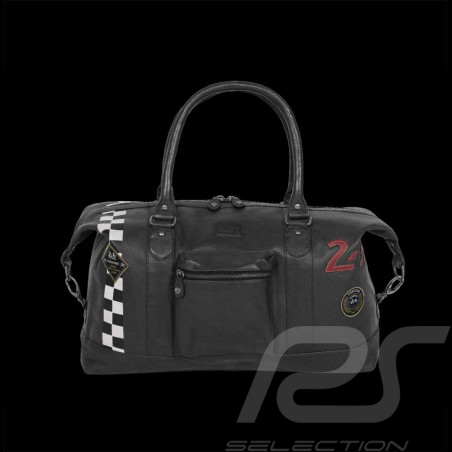 Big Leather Bag 24h Le Mans Weekender 48H Black Andy 27466-3046