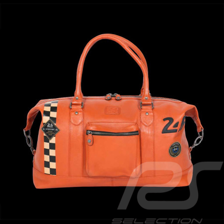 Big Leather Bag 24h Le Mans Weekender 48H Orange Andy 27466-2090