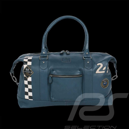 Big Leather Bag 24h Le Mans Weekender 48H Royal Blue Andy 27466-0012