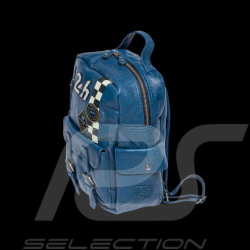 24h Le Mans Backpack Royal Blue Leather Jack 27468-0012