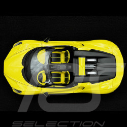 Bugatti W16 Mistral 2023 Yellow 1/18 Bburago 11051Y