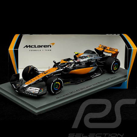 Lando Norris McLaren MCL60 n° 4 2ème GP Grande Bretagne 2023 1/43 Spark S8593