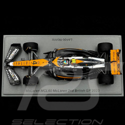 Lando Norris McLaren MCL60 n° 4 Platz 2. GP Großbritannien 2023 1/43 Spark S8593