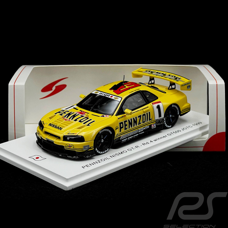 Nissan Skyline GT-R R34 n° 1 Vainqueur JGTC 1999 1/43 Spark SJ163