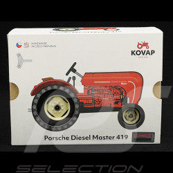 Porsche Diesel Tracteur Master 419 jouet tôle avec mécanisme 1/25 Kovap 0321