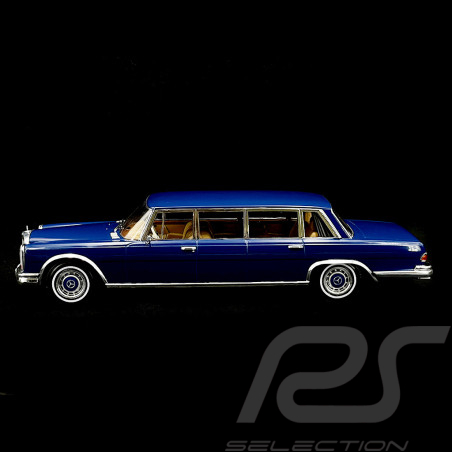 Mercedes-Benz 600 W100 LWB Pullman 1969 Bleu Foncé 1/18 ModelCar Group MCG18189