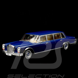 Mercedes-Benz 600 W100 LWB Pullman 1969 Bleu Foncé 1/18 ModelCar Group MCG18189