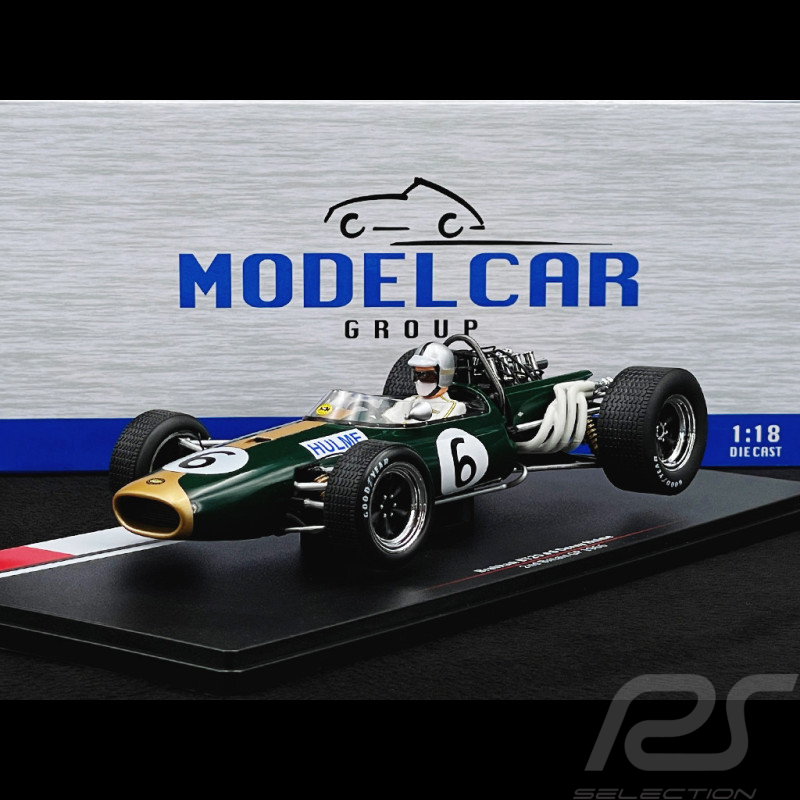 Denis Hulme Brabham BT20 n° 6 2nd GP Great Britain 1966 1/18 ModelCar Group MCG18609
