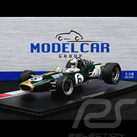 Denis Hulme Brabham BT20 n° 6 2nd GP Great Britain 1966 1/18 ModelCar Group MCG18609