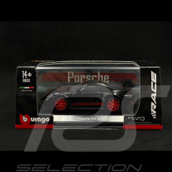 Porsche 911 GT3 RS Type 992 2023 Black / Red Stripes 1/43 Bburago 38313