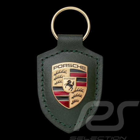 Porte-clés Porsche écusson Vert Chêne Métallique WAP0503550RWSA