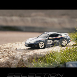 Porsche 911 Dakar Typ 992 n° 953 Roughroads 2023 Enzianblau / Weiß  1/18 Norev 187240