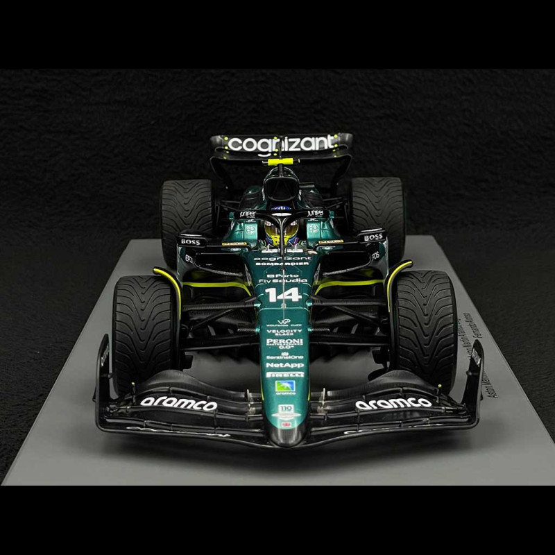 Aston Martin Mercedes AMR23 14 Fernando Alonso F1 2ème Monaco 2023 Spark 18s900