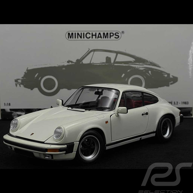 Porsche 911 Carrera 3.2 1983 Blanc Grand Prix 1/18 Minichamps 100063024