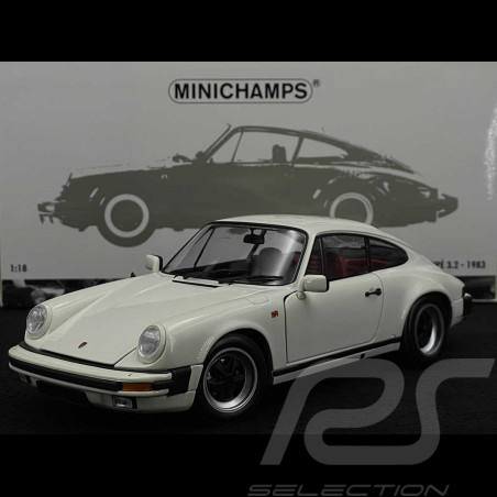 Porsche 911 Carrera 3.2 1983 Blanc Grand Prix 1/18 Minichamps 100063024