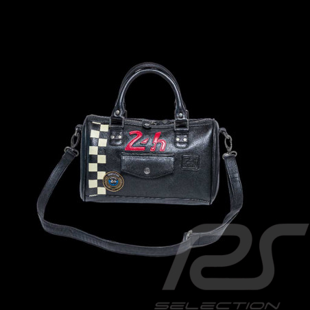 Sac à main 24h Le Mans en Cuir Noir Jodie 27469-3046