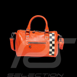 24h Le Mans Handbag Orange Leather Jodie 27469-2090