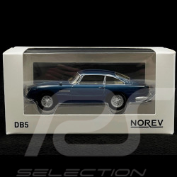 Aston Martin DB5 1963 Bleu Sierra 1/43 Norev Jet-Car 270505