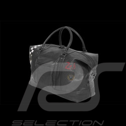 Sehr große Ledertasche 24h Le Mans Weekender 72H Schwarz Matthew 27470-3046