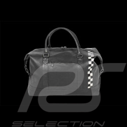 Sehr große Ledertasche 24h Le Mans Weekender 72H Schwarz Matthew 27470-3046