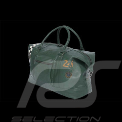 Very Large Leather Bag 24h Le Mans Weekender 72H Dark Green Matthew 27470-3037