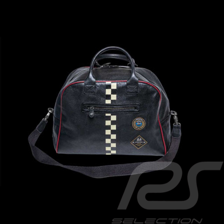 24h Le Mans Leather Bag Black Mick 27471-3046