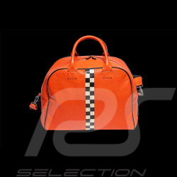 24h Le Mans Leather Bag Orange Mick 27471-2090