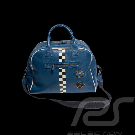 24h Le Mans Leather Bag Royal Blue Mick 27471-0012