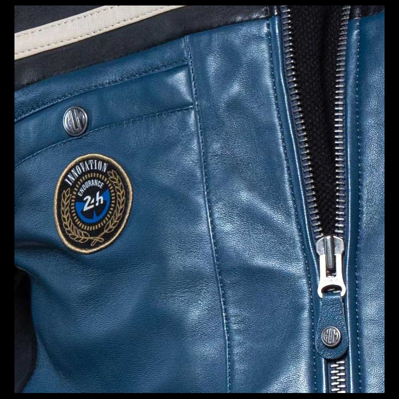 Leather Jacket 24h Le Mans Royal Blue Lino 274750012 men