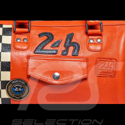 Sac à main 24h Le Mans en Cuir Orange Jodie 27469-2090