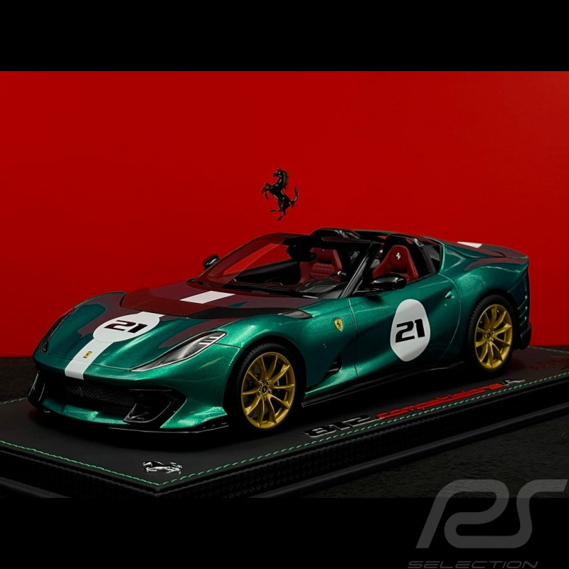 Ferrari 812 Competizione A 2021 Jewel Grün 1/18 BBR Models P18209P