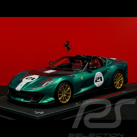 Ferrari 812 Competizione A 2021 Jewel Green 1/18 BBR Models P18209P