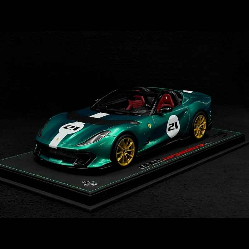 1:18 BBR Ferrari 812 Competizione A Aperta Green Jewel - Limited