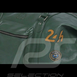 Very Large Leather Bag 24h Le Mans Weekender 72H Dark Green Matthew 27470-3037